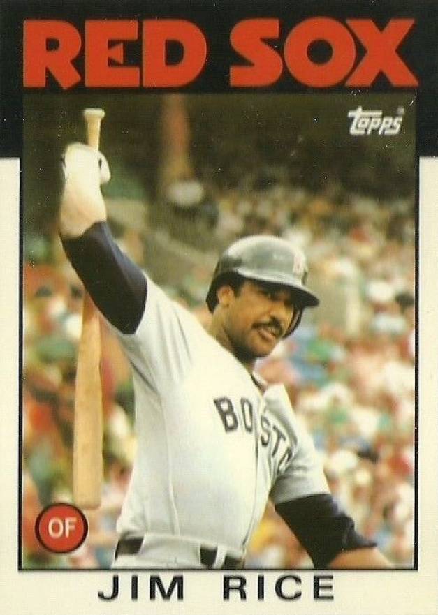 1986 Topps Tiffany Jim Rice #320 Baseball Card