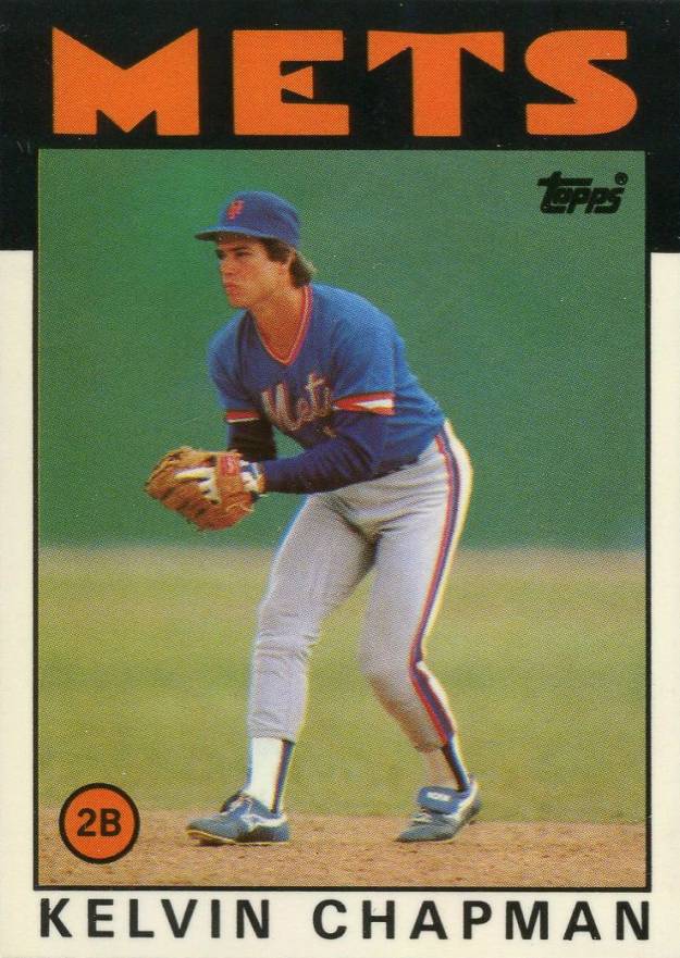 1986 Topps Tiffany Kelvin Chapman #492 Baseball Card