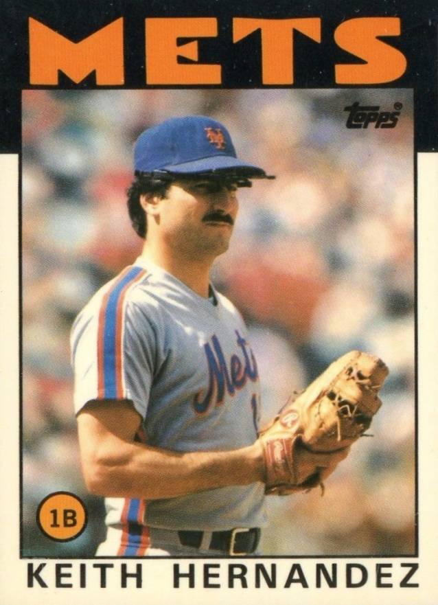 1986 Topps Tiffany Keith Hernandez #520 Baseball Card