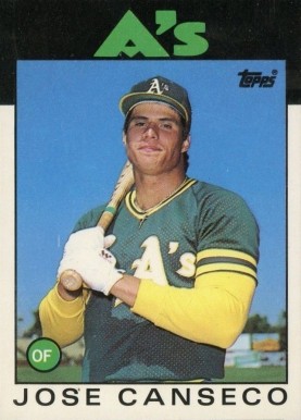 1986 Topps Traded Jose Canseco #20T Baseball Card