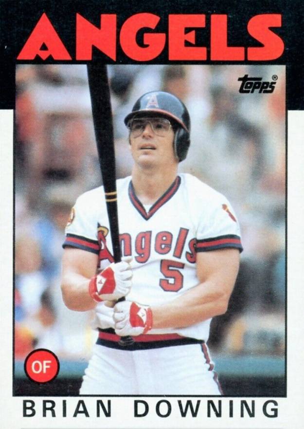 1986 Topps Brian Downing #772 Baseball Card