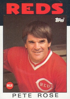1986 Topps Pete Rose #741 Baseball Card