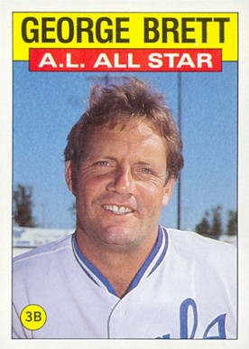 1986 Topps George Brett (All-Star) #714 Baseball Card