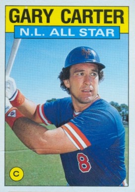 1986 Topps Gary Carter (All-Star) #708 Baseball Card