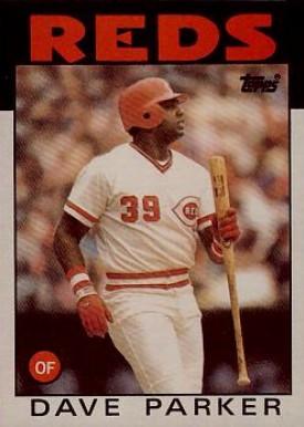 1986 Topps Dave Parker #595 Baseball Card