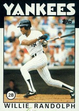 1986 Topps Willie Randolph #455 Baseball Card