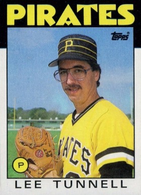 1986 Topps Lee Tunnell #161 Baseball Card