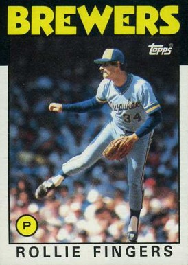 1986 Topps Rollie Fingers #185 Baseball Card