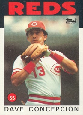 1986 Topps Dave Concepcion #195 Baseball Card