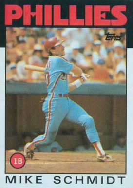 1986 Topps Mike Schmidt #200 Baseball Card