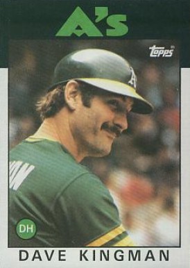 1986 Topps Dave Kingman #410 Baseball Card