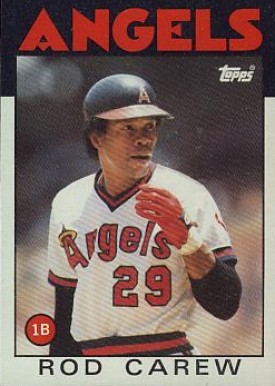 1986 Topps Rod Carew #400 Baseball Card