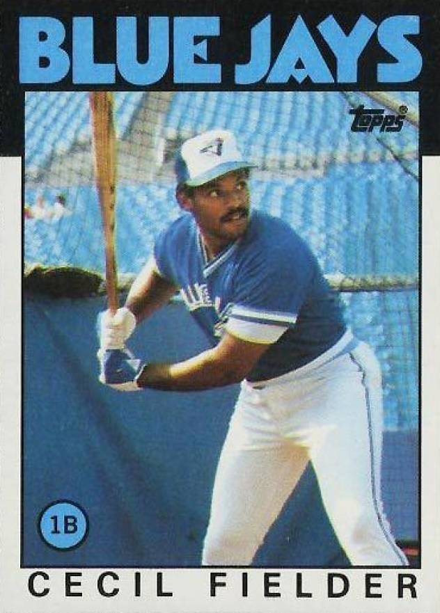 1986 Topps Cecil Fielder #386 Baseball Card