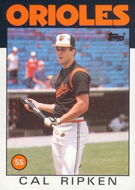 1986 Topps Cal Ripken #340 Baseball Card