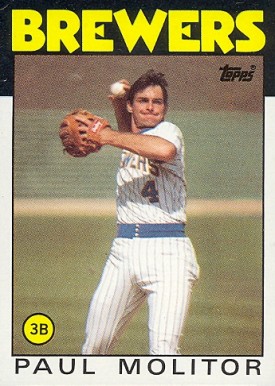 1986 Topps Paul Molitor #267 Baseball Card