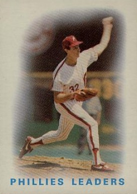 1986 Topps Phillies Leaders #246 Baseball Card