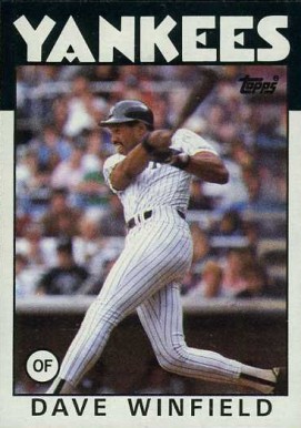 1986 Topps Dave Winfield #70 Baseball Card