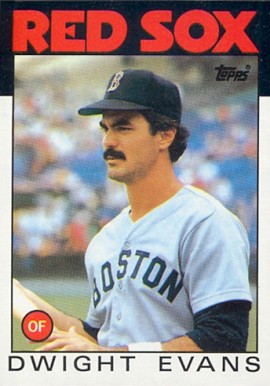 1986 Topps Dwight Evans #60 Baseball Card