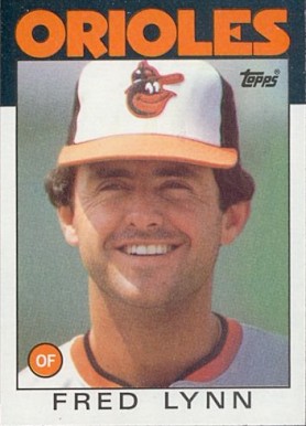 1986 Topps Fred Lynn #55 Baseball Card