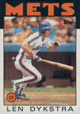 1986 Topps Len Dykstra #53 Baseball Card