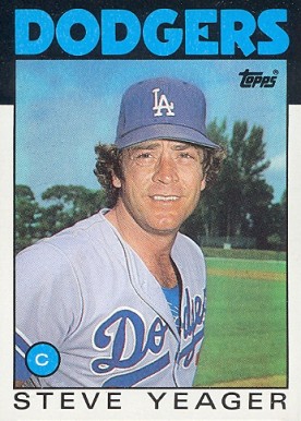 1986 Topps Steve Yeager #32 Baseball Card