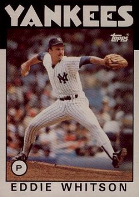 1986 Topps Eddie Whitson #15 Baseball Card