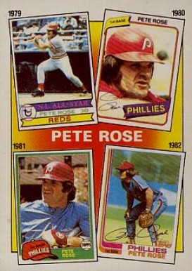 1986 Topps Pete Rose #6 Baseball Card