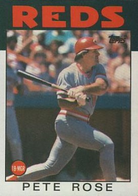 1986 Topps Pete Rose #1 Baseball Card