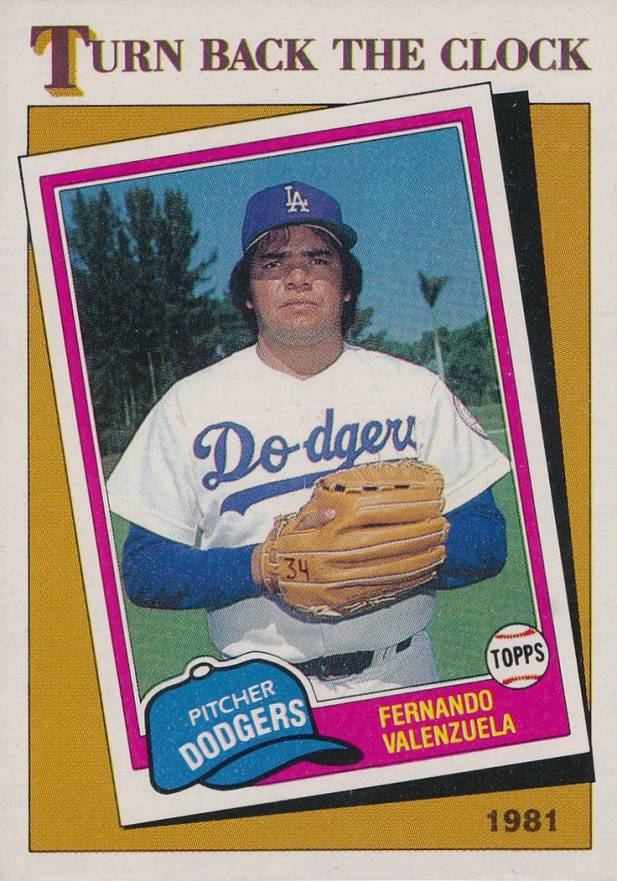 1986 Topps Fernando Valenzuela #401 Baseball Card