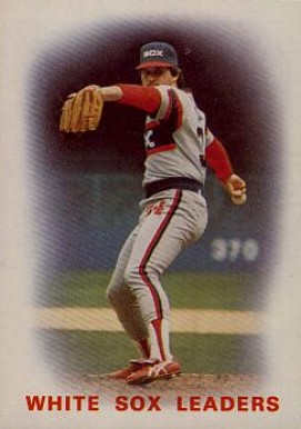 1986 Topps White Sox Leaders #156 Baseball Card