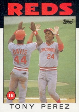 1986 Topps Tony Perez #85 Baseball Card