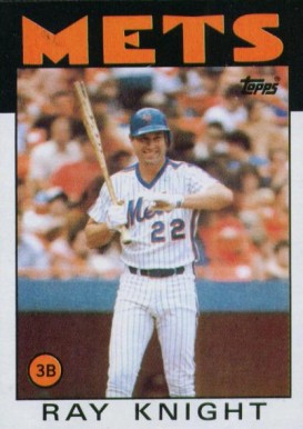 1986 Topps Ray Knight #27 Baseball Card