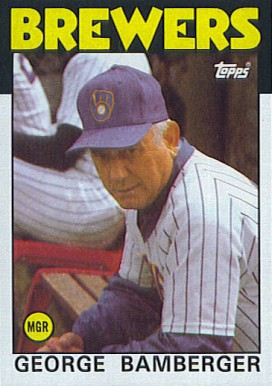 1986 Topps George Bamberger #21 Baseball Card
