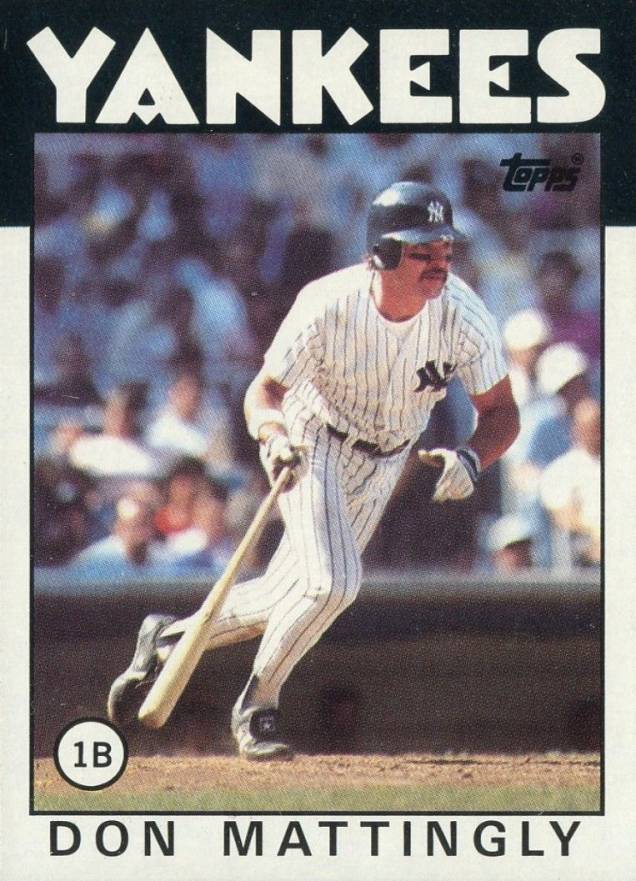 1986 Topps Don Mattingly #180 Baseball Card