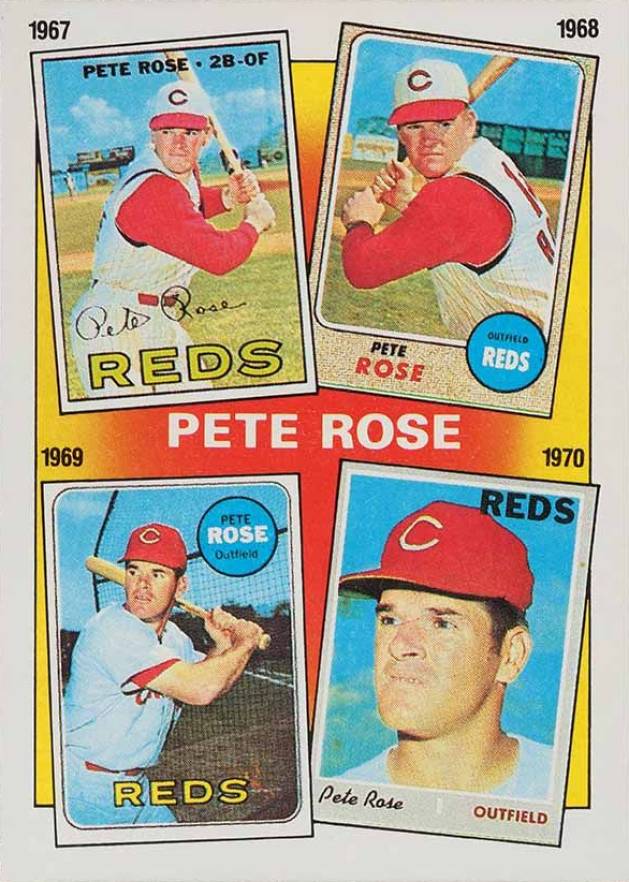 1986 Topps Pete Rose #3 Baseball Card