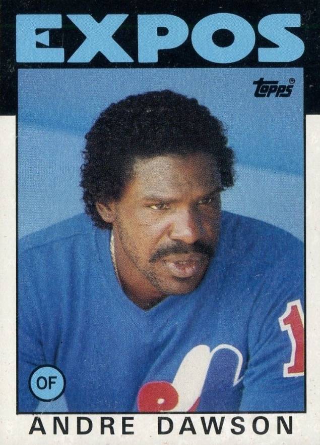 1986 Topps Andre Dawson #760 Baseball Card