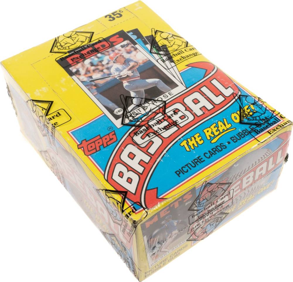 1986 Topps Wax Pack Box #WPB Baseball Card