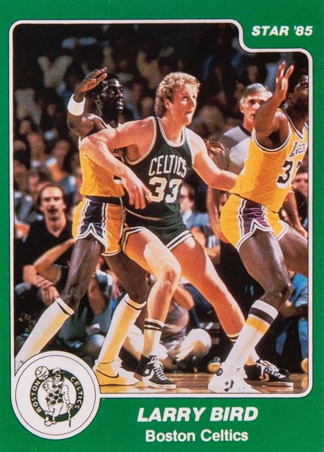 1984 Star Arena Boston Celtics Larry Bird #1 Basketball Card