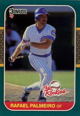 1987 Donruss Rookies Rafael Palmeiro #47 Baseball Card