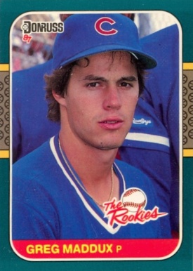 1987 Donruss Rookies Greg Maddux #52 Baseball Card