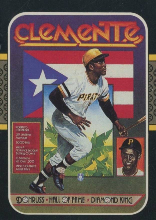 1987 Donruss Roberto Clemente #612 Baseball Card