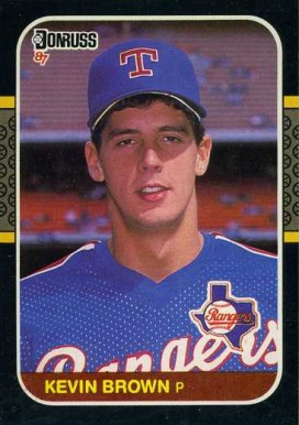 1987 Donruss Kevin Brown #627 Baseball Card