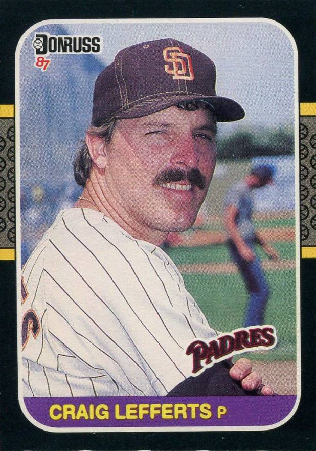 1987 Donruss Craig Lefferts #387 Baseball Card