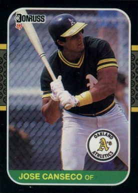 1987 Donruss Jose Canseco #97 Baseball Card