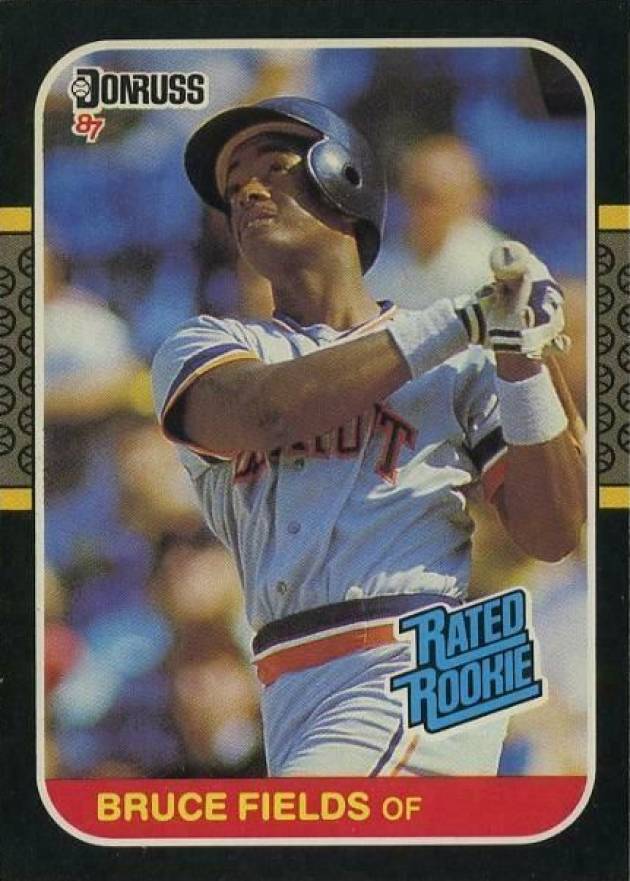 1987 Donruss Bruce Fields #47 Baseball Card