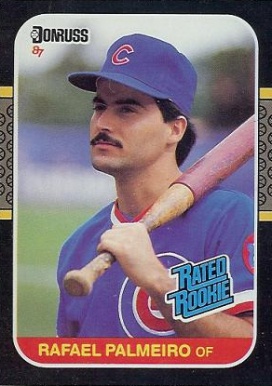 1987 Donruss Rafael Palmeiro #43 Baseball Card