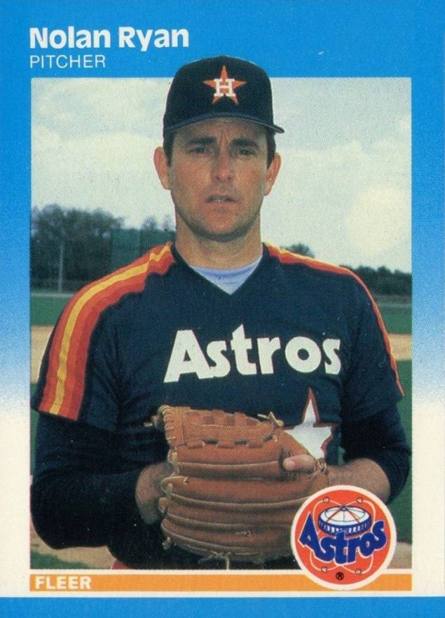 1987 Fleer Glossy Nolan Ryan #67 Baseball Card