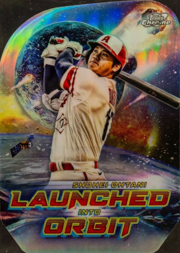 2023 Topps Cosmic Chrome Launched Into Orbit Shohei Ohtani #2 Baseball Card
