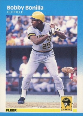 1987 Fleer Bobby Bonilla #605 Baseball Card