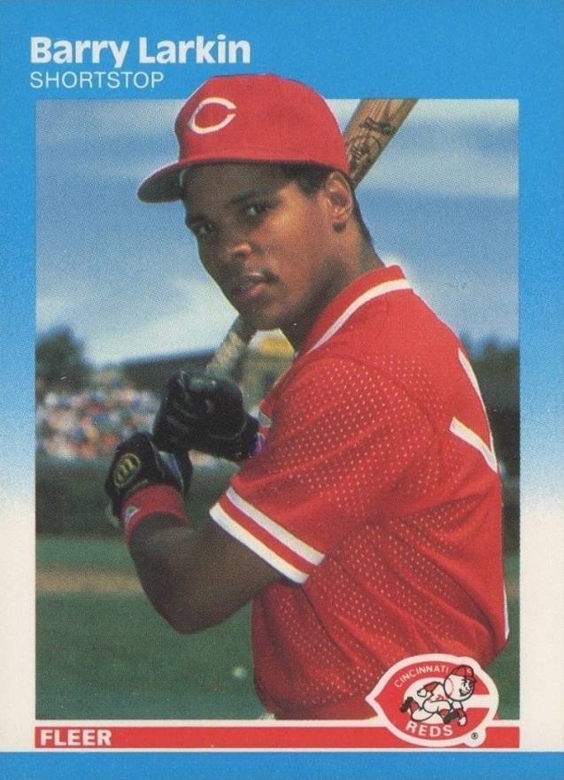 1987 Fleer Barry Larkin #204 Baseball Card